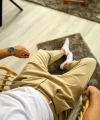 Shoecide Erkek Jogger Pantolon Bej
