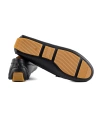 Shoecide Chios Kadın Siyah Hakiki Deri Loafer Ayakkabı