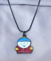 Shoecide Eric Cartman Tasarımlı Siyah Zincirli Erkek Kolye