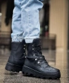 Shoecide Erkek Spor Bot B14 Siyah (siyah Taban)