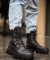 Shoecide Erkek Spor Bot B14 Siyah (siyah Taban)