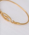 Shoecide Gold Çelik Akrepli Erkek Kelepçe Bileklik