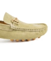 Shoecide Gordion Açık Yeşil Hakiki Süet Deri Erkek Loafer Ayakkabı