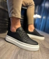 Shoecide Günlük Ayakkabı 013 Siyah (beyaz Taban)