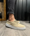 Shoecide Günlük Ayakkabı 077 Vizon Süet