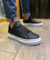 Shoecide Günlük Ayakkabı 421 Siyah (beyaz Taban)