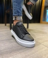 Shoecide Günlük Ayakkabı 421 Siyah (beyaz Taban)