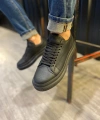 Shoecide Günlük Ayakkabı 421 Siyah (siyah Taban)