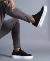 Shoecide Günlük Ayakkabı 421 Siyah Süet (beyaz Taban)