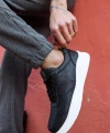 Shoecide Günlük Ayakkabı 707 Siyah (beyaz Taban)