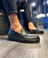 Shoecide Günlük Klasik Ayakkabı 400 Siyah (siyah Taban)