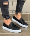 Shoecide Günlük Spor Klasik Ayakkabı 717 Siyah (beyaz Taban)