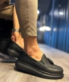 Shoecide Günlük Spor Klasik Ayakkabı 818 Siyah (siyah Taban)