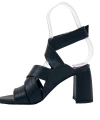 Shoecide Kadın Kopa Siyah Yüksek Topuklu Sandalet 8 Cm 105
