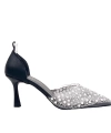 Shoecide Kadın Turg Siyah Sivri Burun Taş Detaylı Abiye Ayakkabı 7,5cm