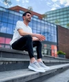 Shoecide Kb-x204 Gri Keten Beyaz Yüksek Taban Günlük Erkek Spor Ayakkabı