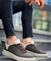 Shoecide Kb-x204 Taba Bej Keten Bej Yüksek Taban Günlük Erkek Spor Ayakkabı