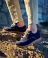 Shoecide Kb-x5 Lacivert  Süet Bağcıklı  Günlük Erkek Ayakkabı