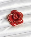 Shoecide Kırmızı Gül Model Broş