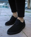 Shoecide Klasik Erkek Ayakkabı 001 Siyah Süet (siyah Taban)