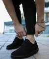 Shoecide Klasik Erkek Ayakkabı 001 Siyah Süet (siyah Taban)