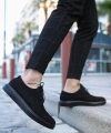 Shoecide Klasik Erkek Ayakkabı 001 Siyah Süet (siyah Taban)