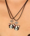 Shoecide Köpek Figürlü  Best Friends Kolye