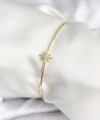 Shoecide Kutup Yıldızı Figür Pirinç Gold Renk Kadın Bileklik