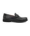 Shoecide Louvre Siyah Hakiki Deri Erkek Loafer Ayakkabı