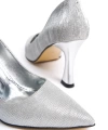 Shoecide Lux Bodm Platin Cilt Boyalı Ökçe(topuk) Günlük Ayakkabı 301