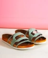 Shoecide Lux Kadın Karli Mint Tokalı Tek Bant Terlik&sandalet 005