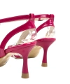 Shoecide Lux Kadın Uyha Fuşya Sivri Burun 3 Bant Taş Detaylı Abiye Ayakkabı 7,5 Cm 702