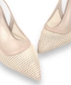 Shoecide Lux Kadın Yabv Ten File Detaylı Yazlık Ayakkabı Sandalet 7 Cm 701