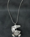 Shoecide Maske Figürlü Metal Erkek Kolye