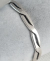 Shoecide Otantik Gümüş Renk Motif İşleme Plaka Erkek Bileklik