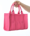 Shoecide Pembe Deri Mini Tote Çanta