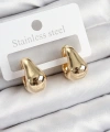 Shoecide Pirinç Halka Model Gold Renk Kadın Küpe