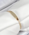 Shoecide Pirinç Oval Model Gold Renk Xuping Bebek Künyesi