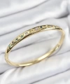 Shoecide Pirinç Renkli Zirkon Taşlı Kutup Yıldızı Ve Hilal Model Gold Renk Kadın Kelepçe