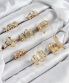 Shoecide Pirinç Sarmal Ve Yıldız Model Gold Renk Kadın Yüzük Kombin Set
