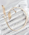 Shoecide Pirinç Yaprak Model Gold Renk Kadın Pazu Bileklik
