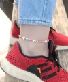 Shoecide Rengarenk Taş Tasarımlı Halhal
