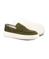 Shoecide Royal Yeşil Hakiki Süet Deri Erkek Loafer Ayakkabı