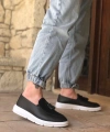 Shoecide Sb0005 Bağcıksız Yüksek Taban Beyaz Taban Klasik Aynalı Süet Detaylı Püsküllü Corcik Erkek Ayakkabı