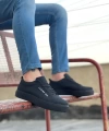Shoecide Sb0104 Bağcıklı  Nubuk Siyah Spor Klasik Erkek Ayakkabı