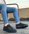 Shoecide Sb0104 Bağcıklı  Nubuk Siyah Spor Klasik Erkek Ayakkabı