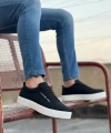 Shoecide Sb0104 Bağcıklı  Nubuk Spor Klasik Siyah Erkek Ayakkabı