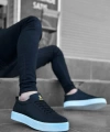 Shoecide Sb0104 Bağcıklı Siyah Cilt  Spor Klasik Erkek Ayakkabı