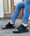 Shoecide Sb0104 Bağcıklı Siyah Ekose Süet Siyah Taban Spor Klasik Erkek Ayakkabı