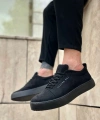 Shoecide Sb0104 Bağcıklı Siyah Süet Spor Klasik Erkek Ayakkabı
